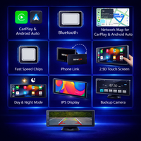 Wireless CarPlay + Android Auto Display