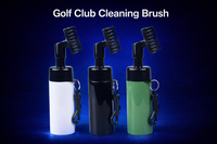Golf Club Cleaning Brush with Water Spray