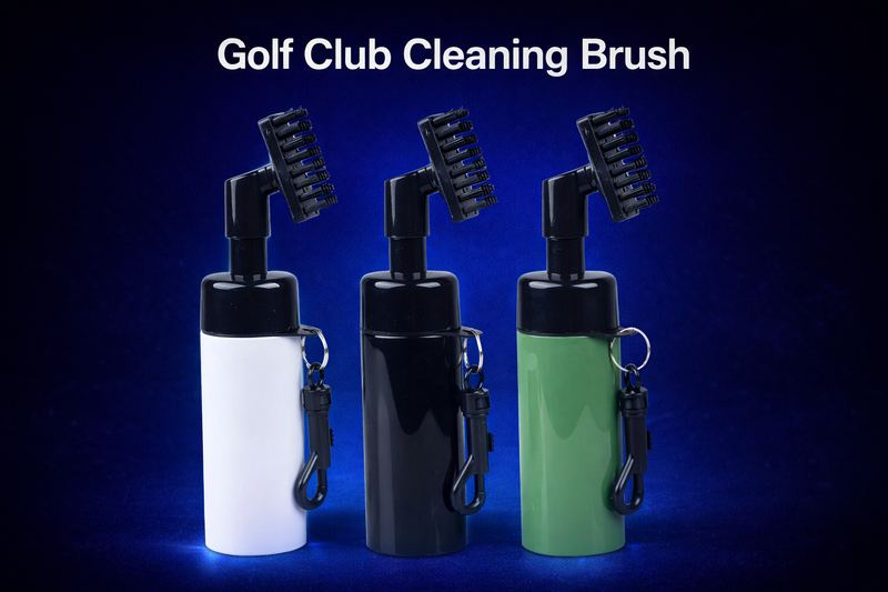 Golf Club Cleaning Brush with Water Spray