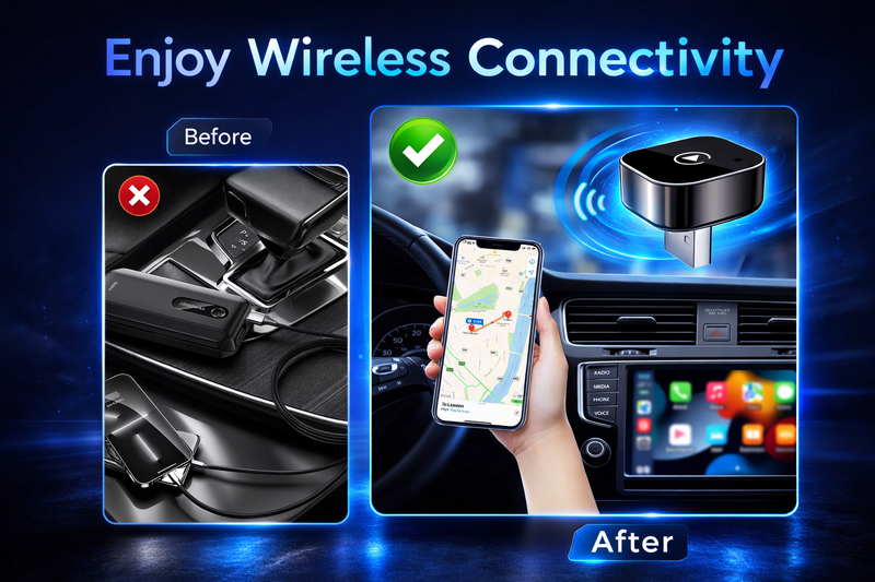 Wireless CarPlay & Android Auto