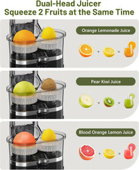 Dual Head Electric Juicer