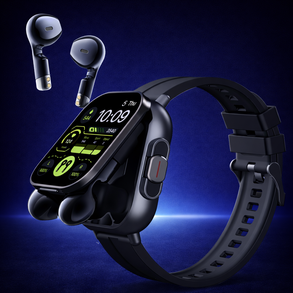 Smartwatch with Earbuds