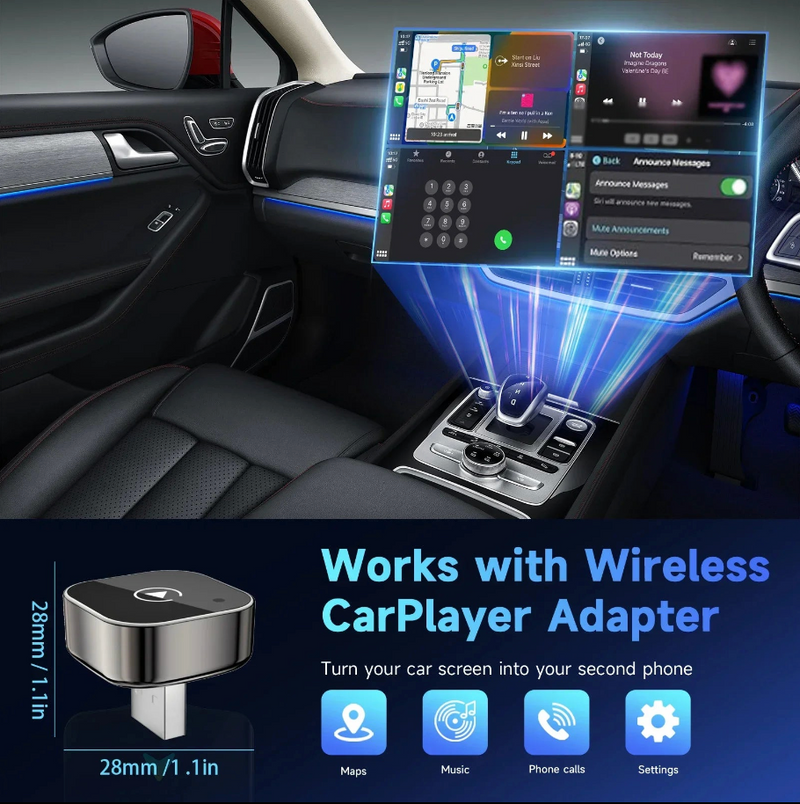 Wireless CarPlay & Android Auto