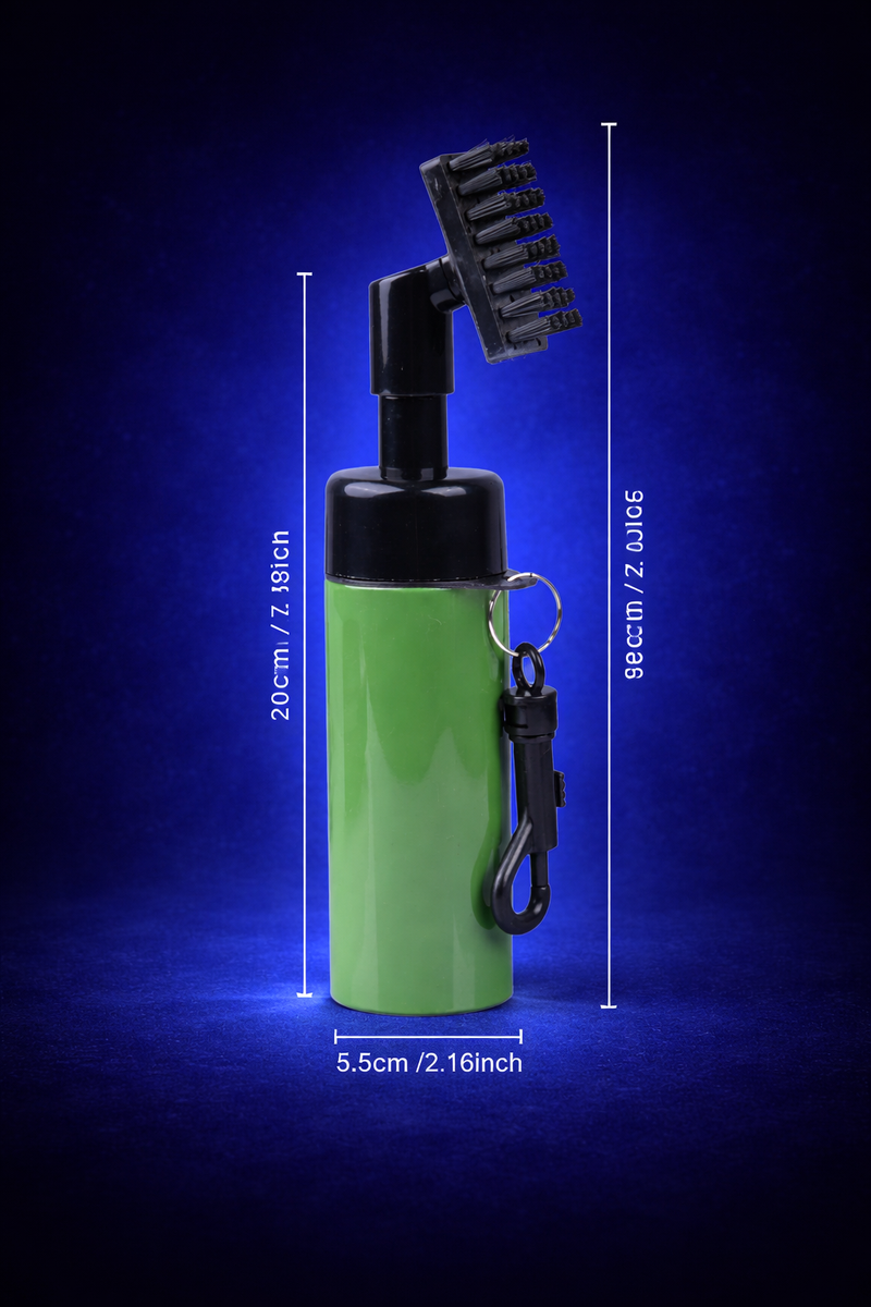 Golf Club Cleaning Brush with Water Spray