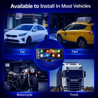 Wireless CarPlay + Android Auto Display
