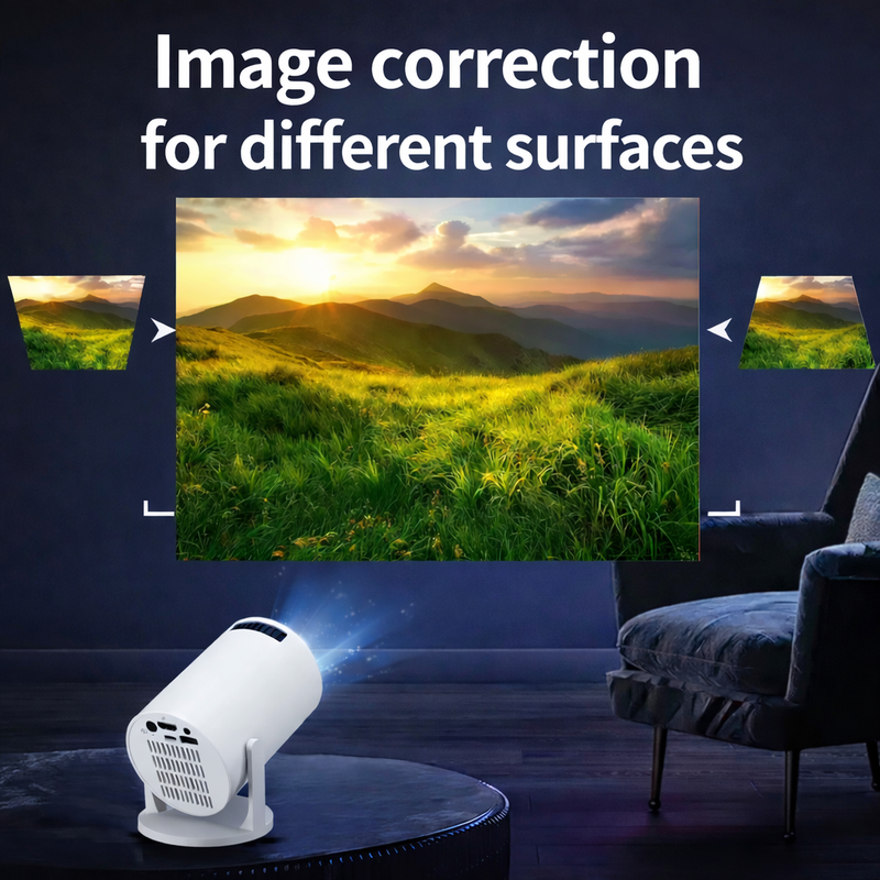 Wireless Mini Projector – 4k + WiFi & Bluetooth